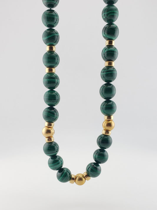 Chunky Malachite Strand - 21"