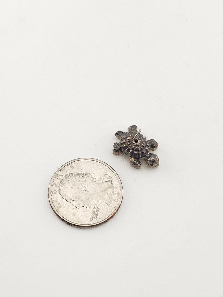 Silver Turtle Charm