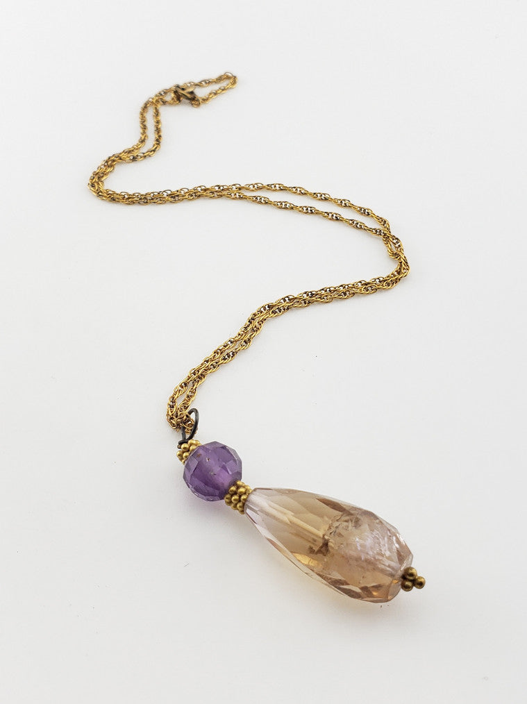 GF Ametrine Pendant w/ Chain