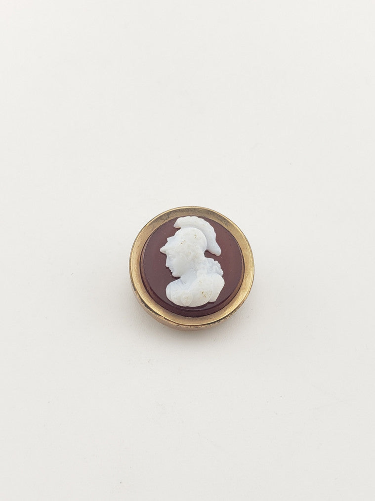 Sardonyx Cameo Pin