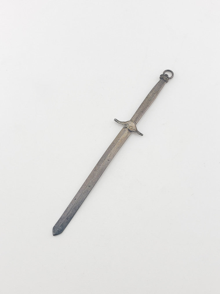 Antique Silver Mini Sword Set