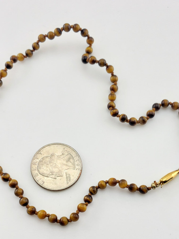 Tigers Eye Bead Strand