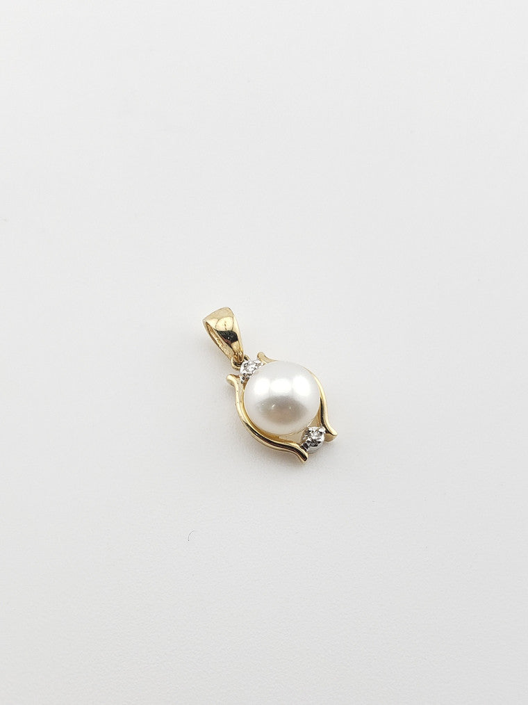 Pearl and Diamond Enhancer Charm