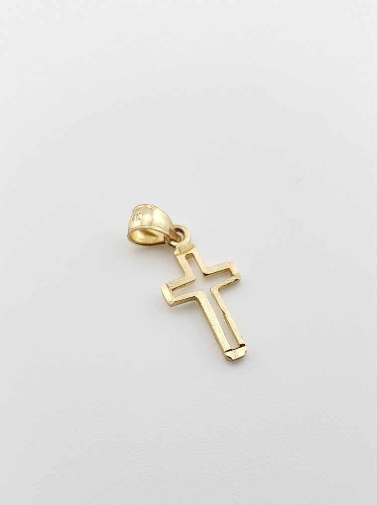 Engraved Cross Pendant