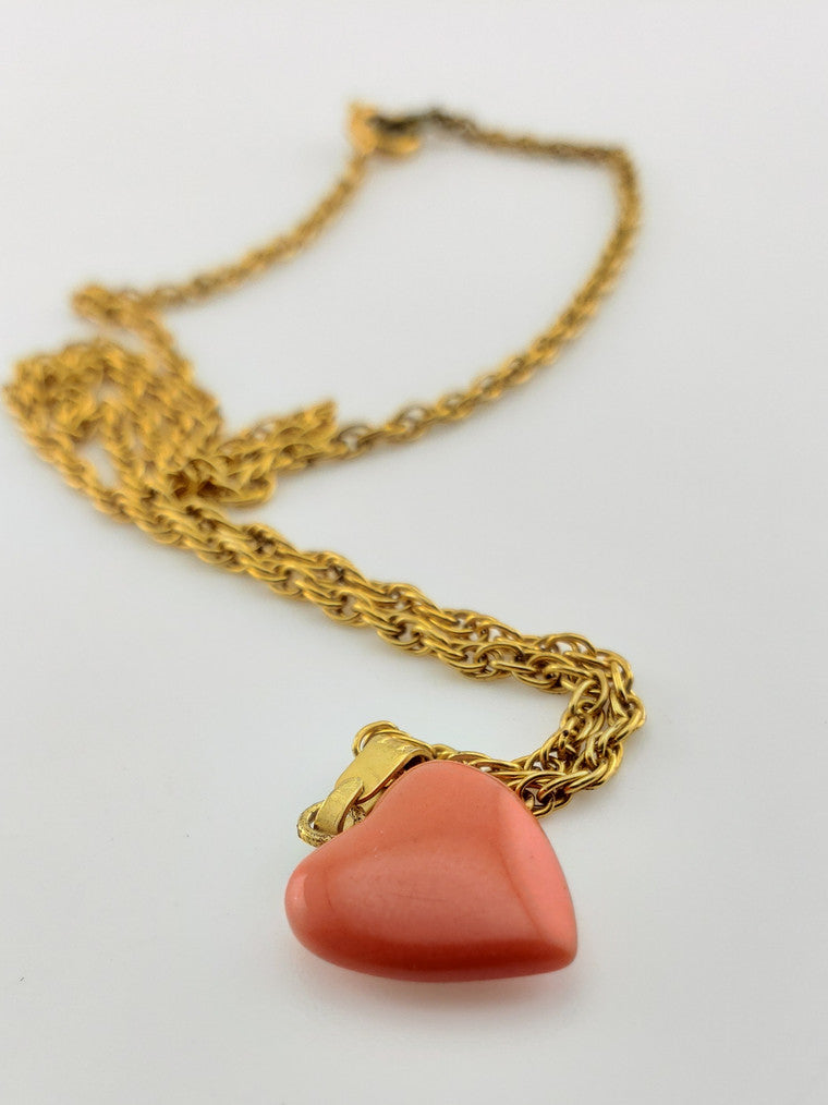 GF Coral Heart Pendant