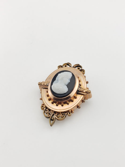 C.1860 Antique GF Pin