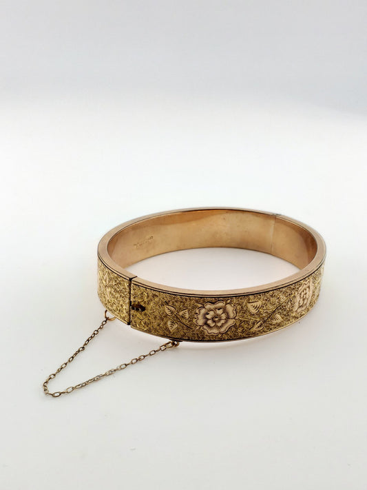 Victorian Engraved Bangle- GF #1
