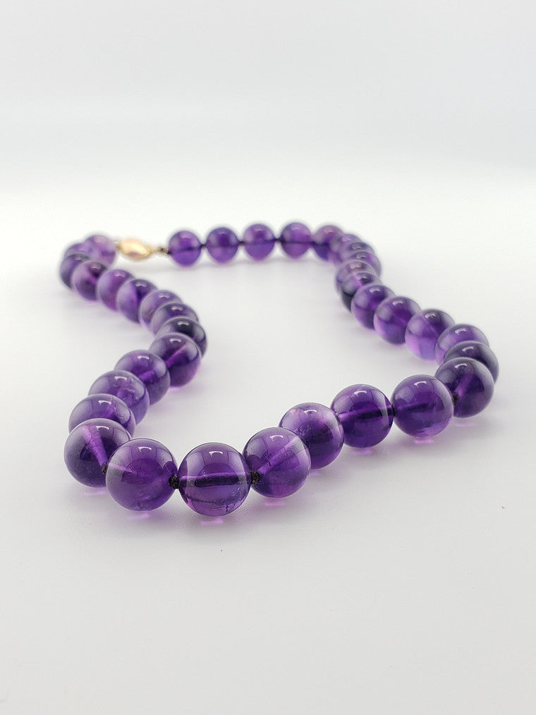 Large Amethyst Strand 16"