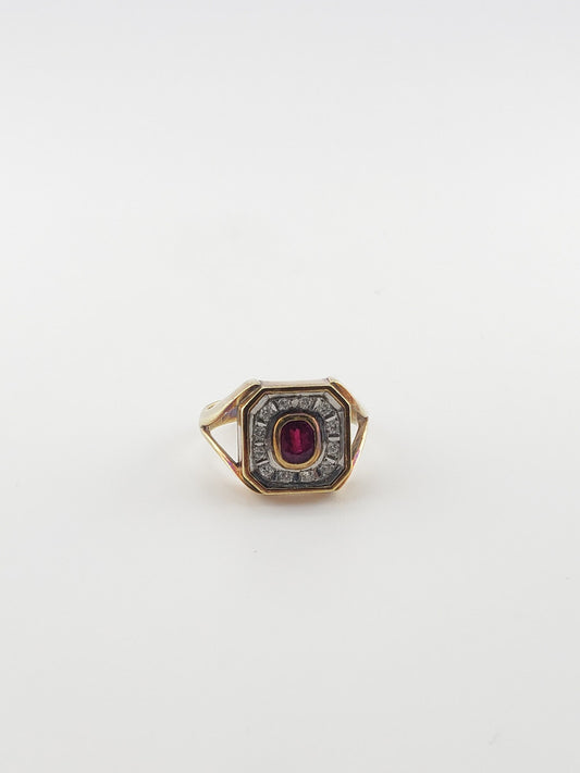 Art Deco Ruby Ring