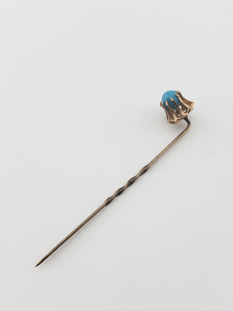 French Turquoise Stickpin