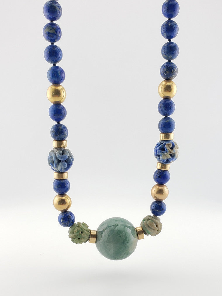 Lapis Strand #9- 23”