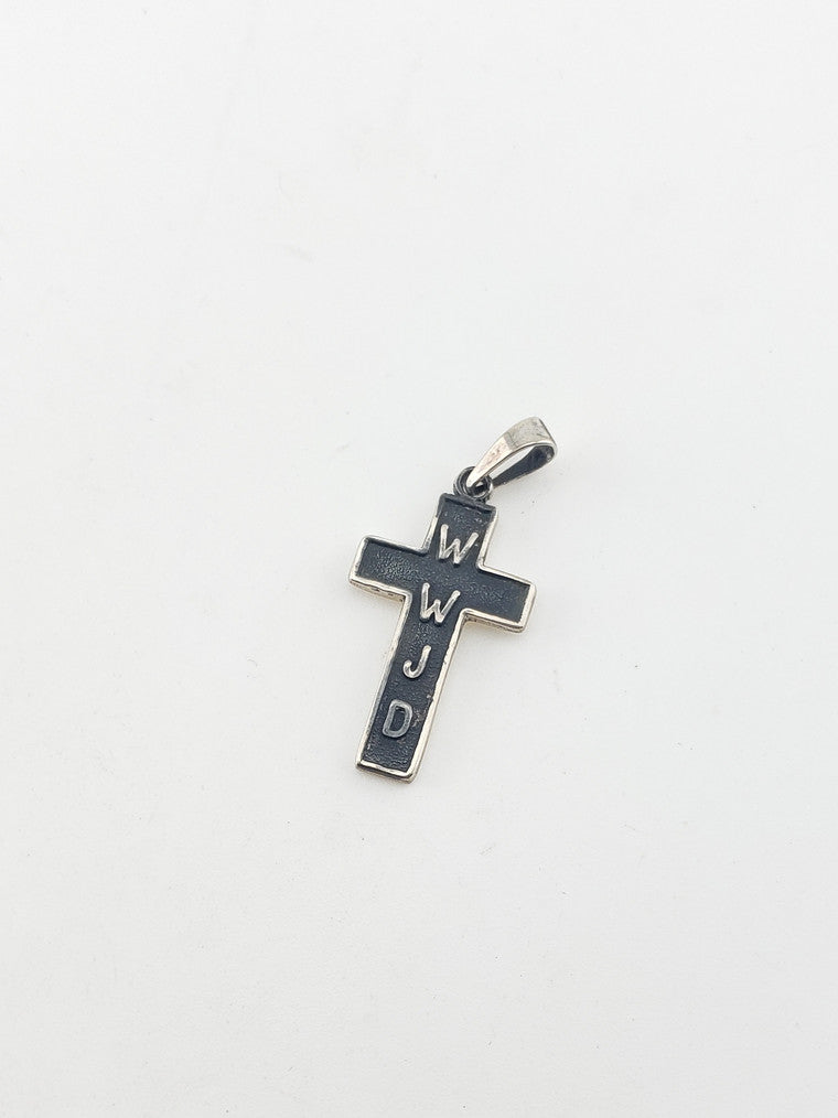 SS "WWJD" Pendant