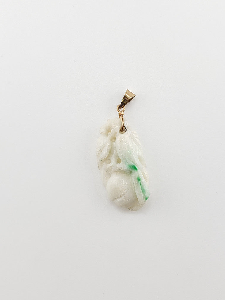 Antique Chinese Carved Jade Pendant