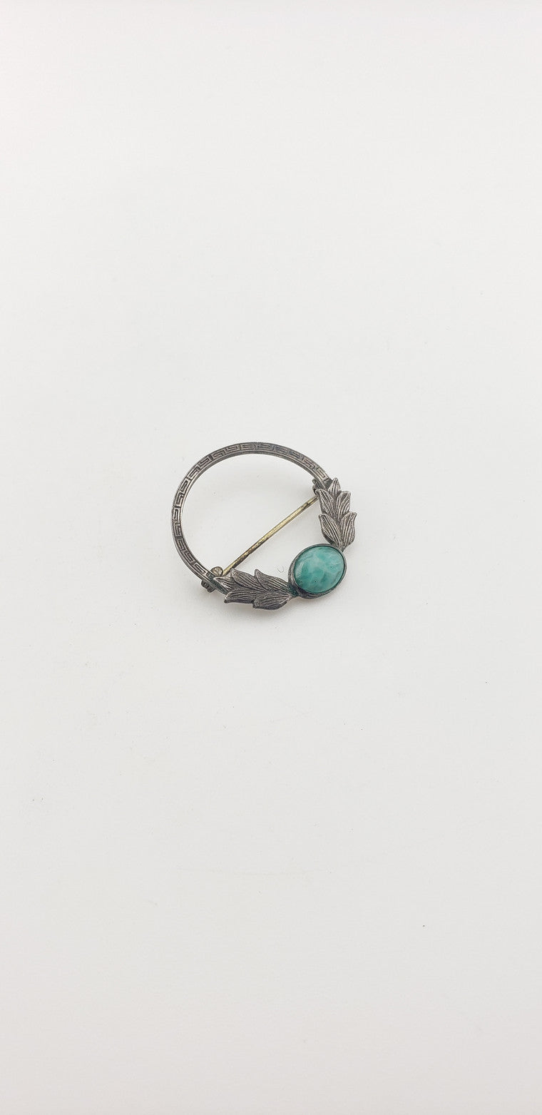 SS Deco Brooch Pin