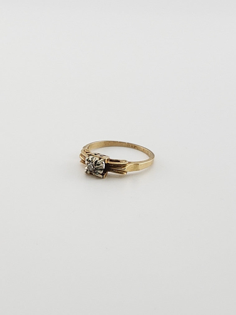 Tri-Miligrain Antique Style Ring