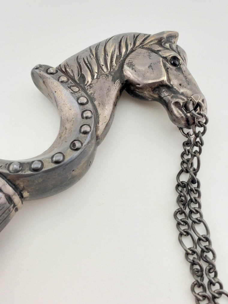 Sterling Umbrella Horse