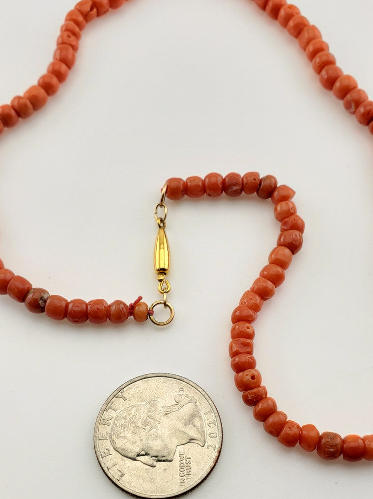 Red-Orange Coral Strand