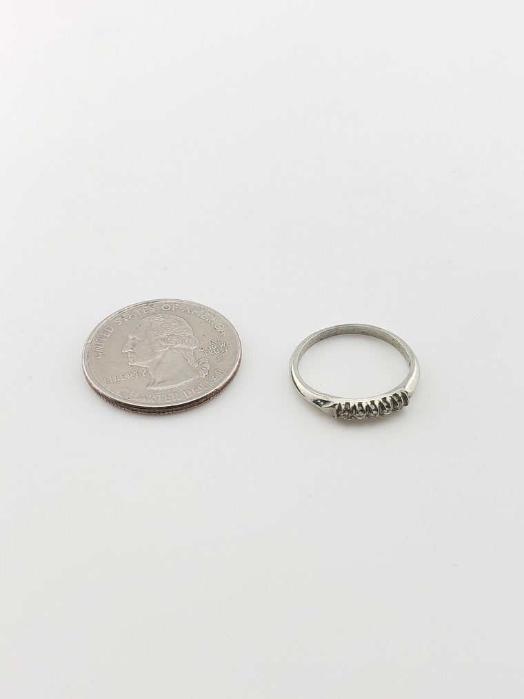 5 Diamond Half Eternity Ring