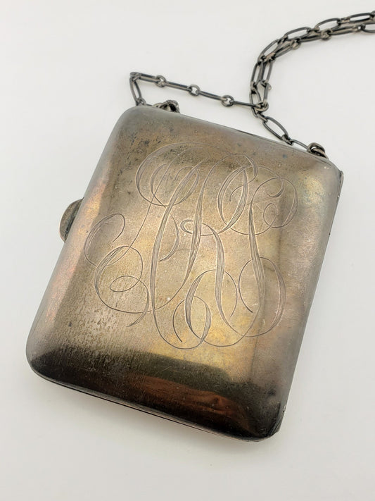 C.1916 Silver Compact Purse