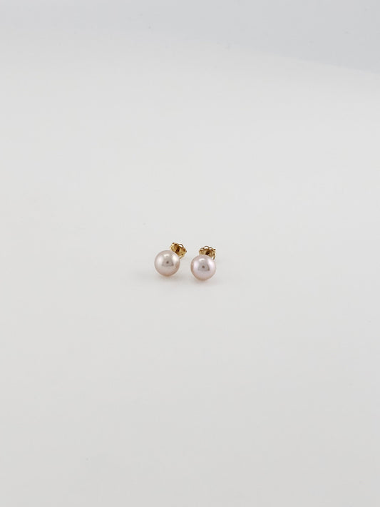 Pearl Studs- Light Pink #4