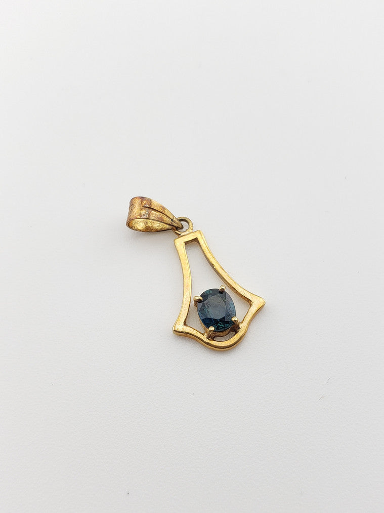 Small Sapphire Charm