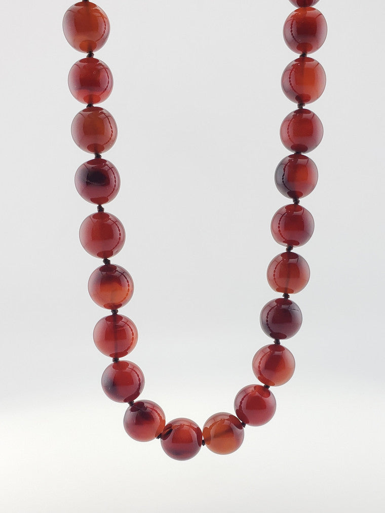 Large Carnelian Strand 16"