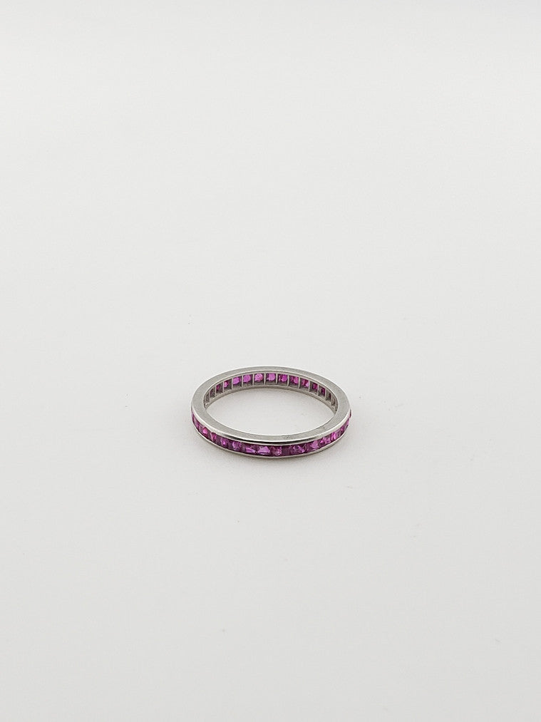Platinum Ruby Band
