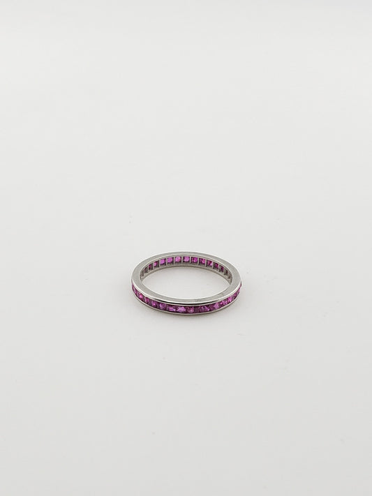 Platinum Ruby Band
