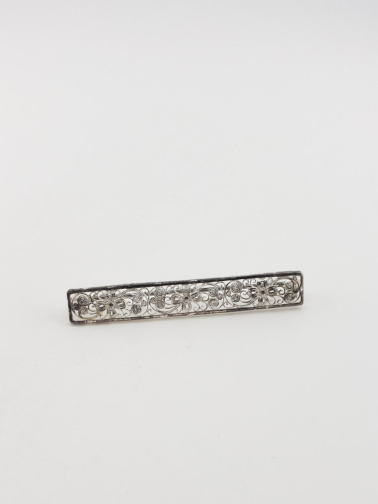 SS German Filigree Bar Pin