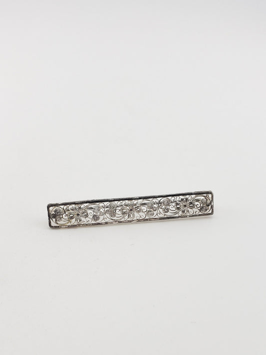 SS German Filigree Bar Pin