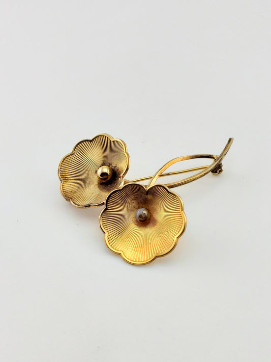 C.1950 GF Flower Pin