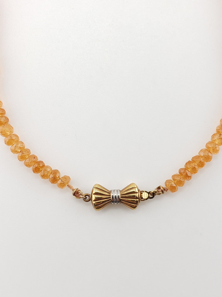 "Mandarin Garnet" Strand 16"
