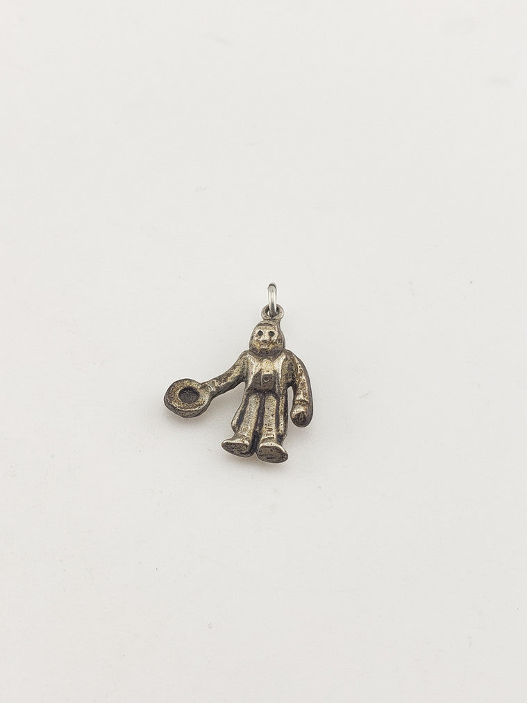 Sterling Man Charm