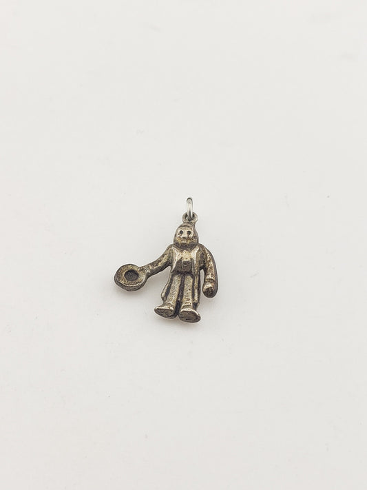 Sterling Man Charm
