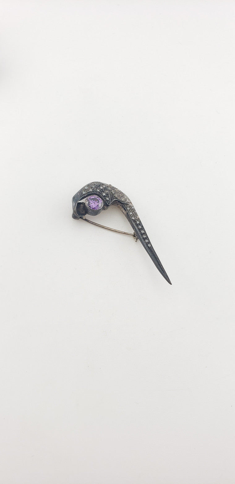 Marcasite Silver Fish