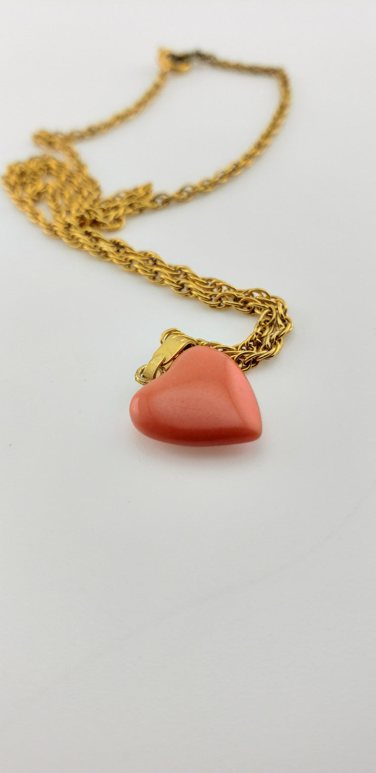 GF Coral Heart Pendant