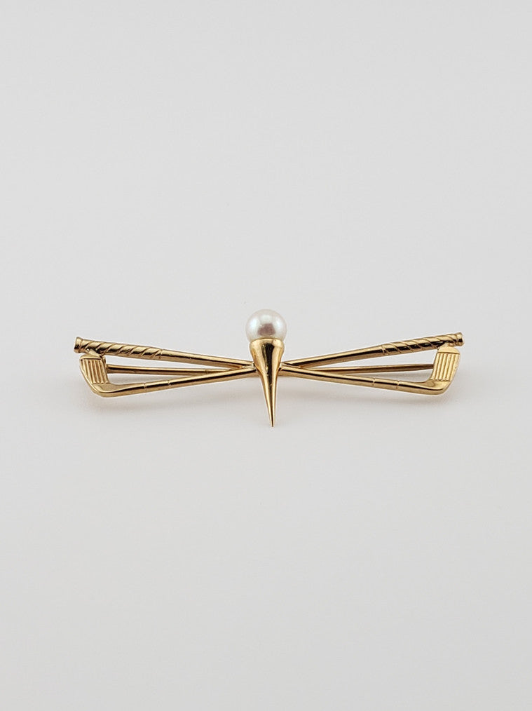 Gold "Tee Time" Pin