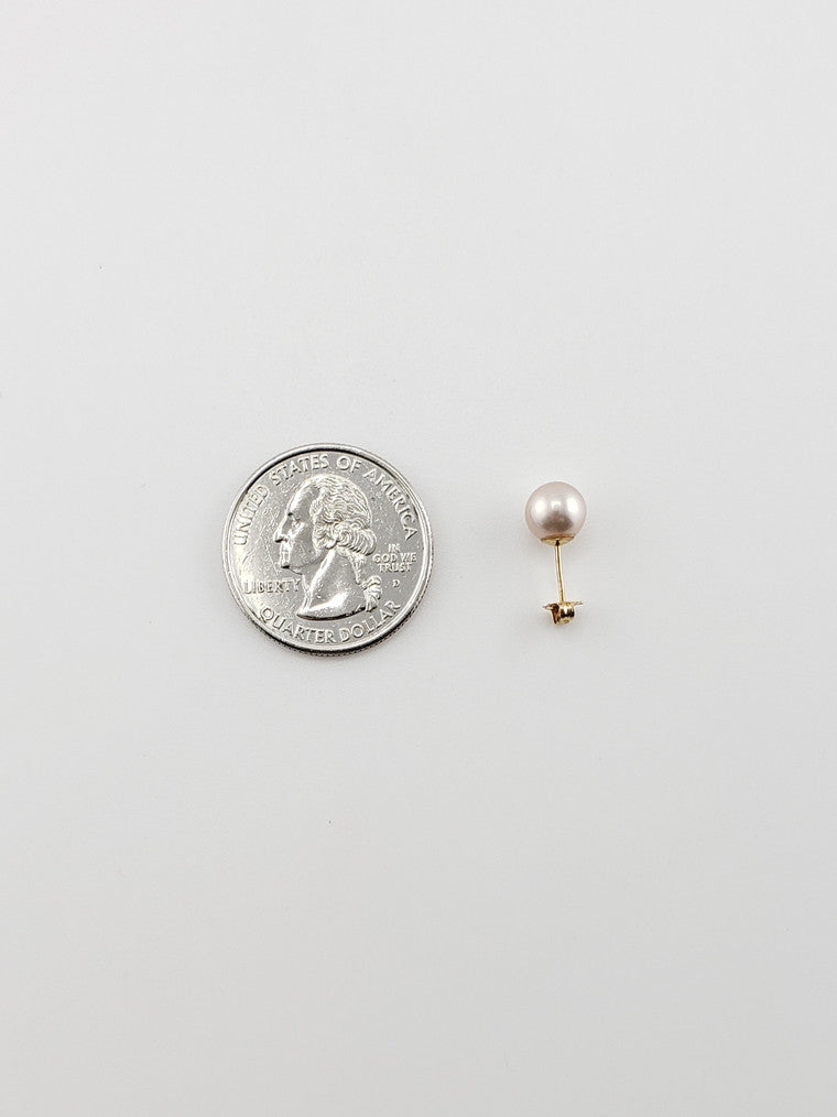 Pearl Studs- Light Pink #4