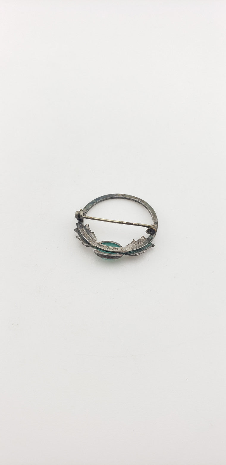 SS Deco Brooch Pin