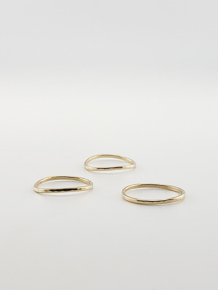 James Avery Gold Stackable Rings