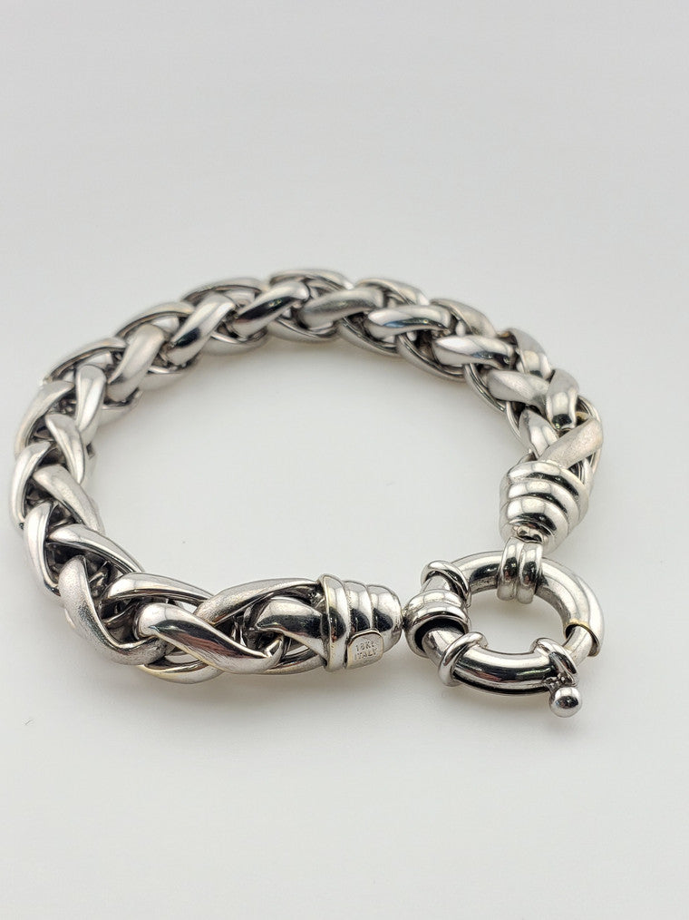 Heavy Hollow Wheat Chain Bracelet