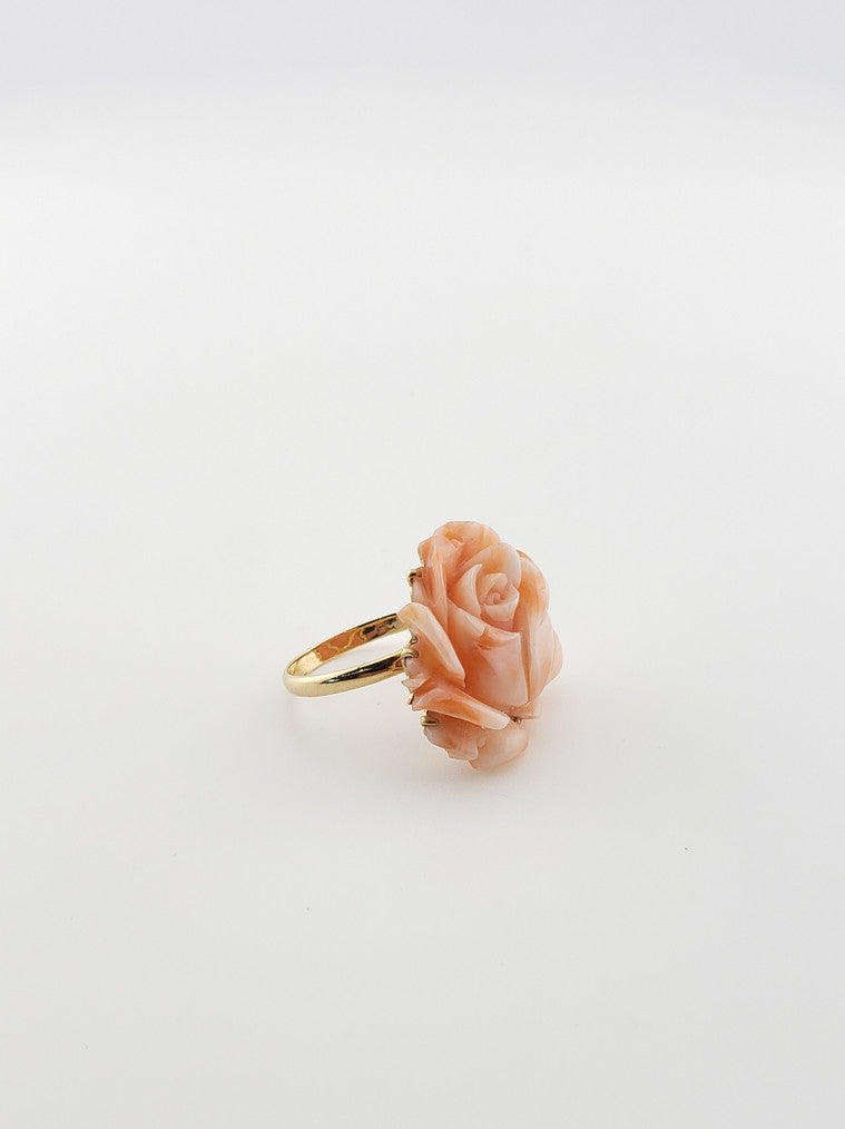Coral Flower Ring