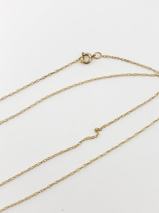 GF Tiny Rope Necklace