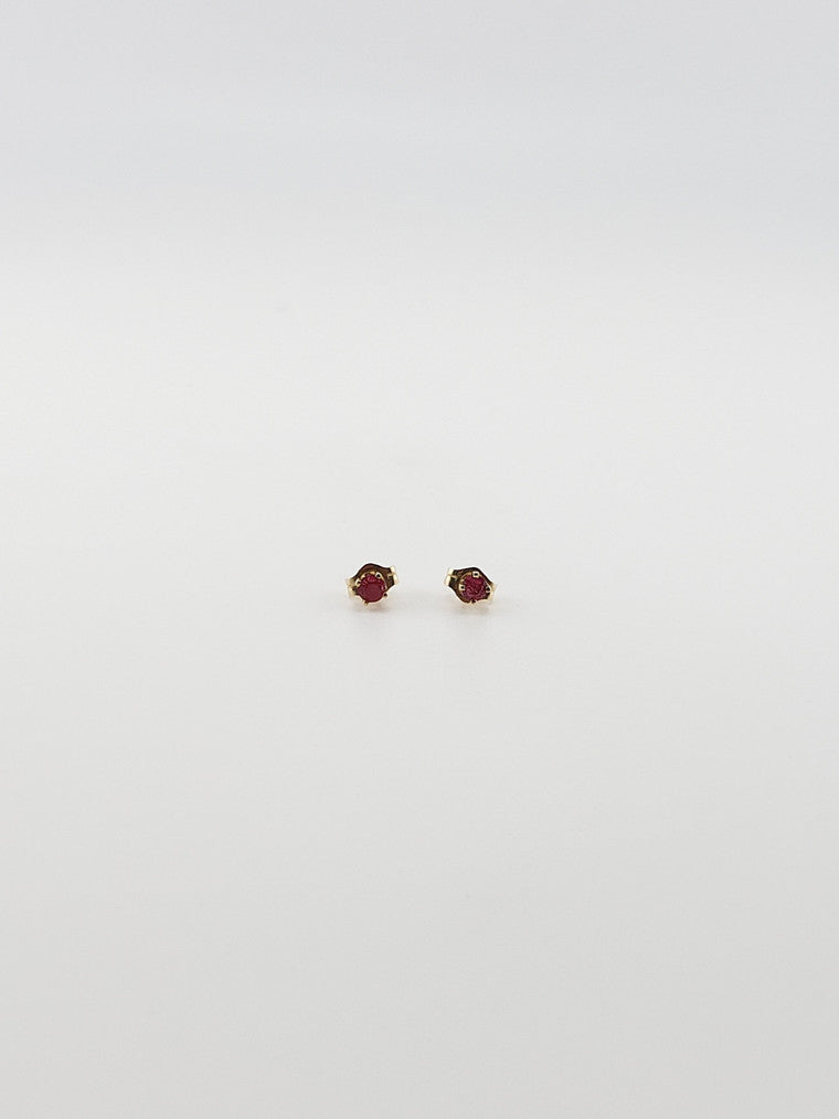 Ruby Studs 3