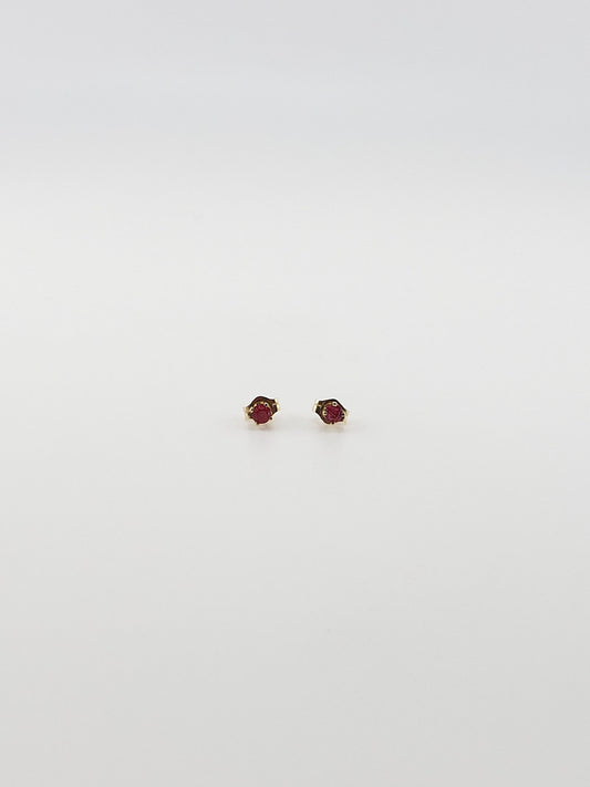 Ruby Studs 3