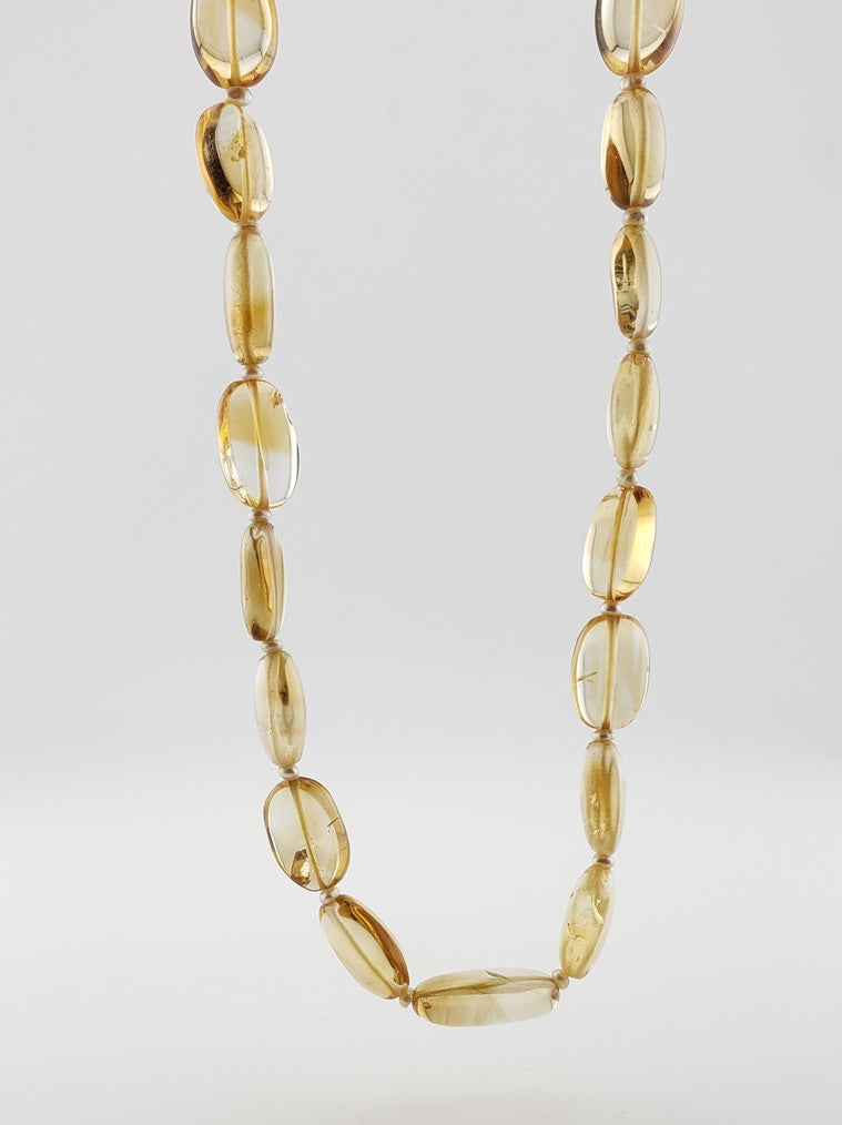 Large Citrine Oval Strand