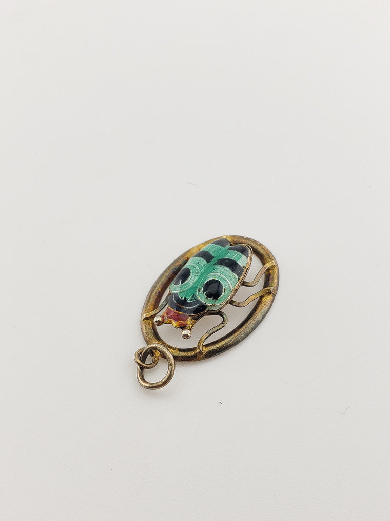 SS Vintage Bug Charm Pendant