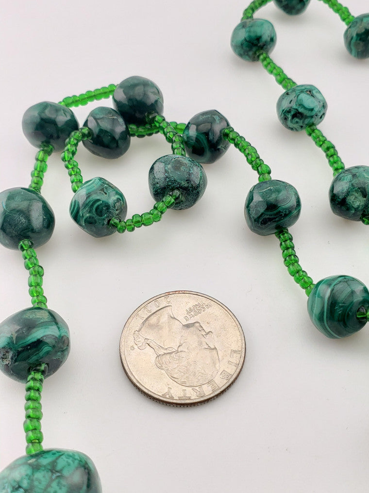 Green Tsvorite Strand