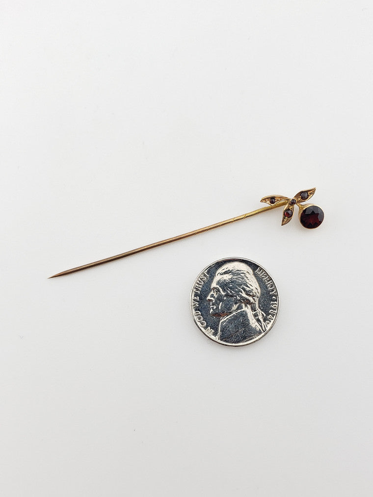 Garnet 'Cherry' Stickpin