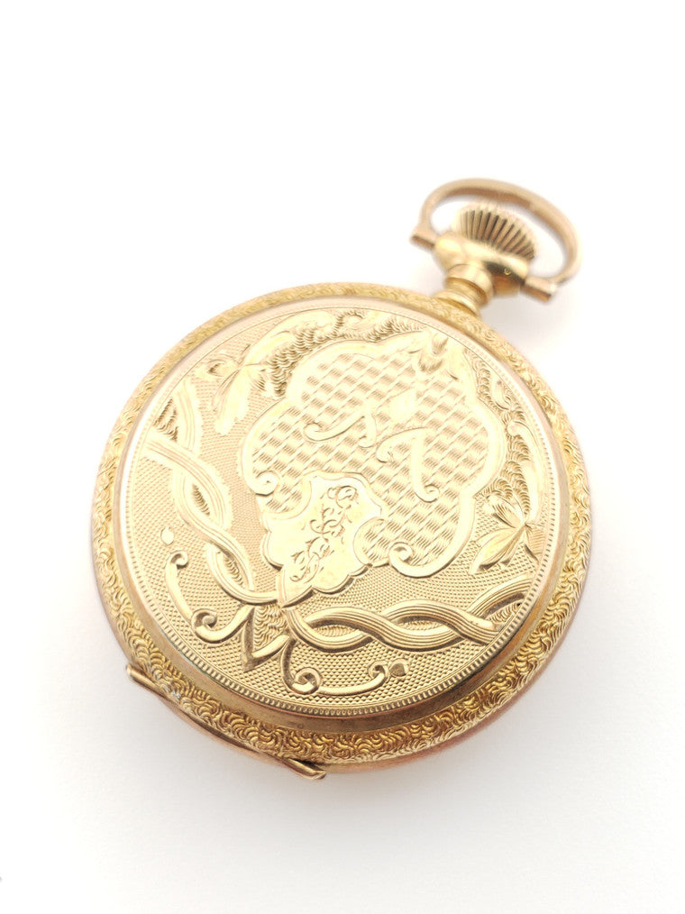 Hampden Engraved Pocket Watch